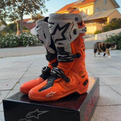 Alpinestars Tech 10 Enduro Size 8 Orange - thumb