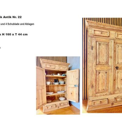 Schrank Antik Nr. 22 - thumb