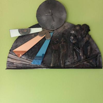 Wanduhr handgemacht - thumb