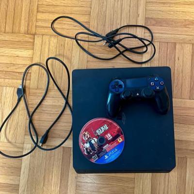 PS4 Slim 500GB Original-Controller, Kabeln - thumb