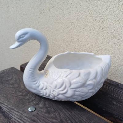 Handgetöpferter Keramik Schwan - thumb