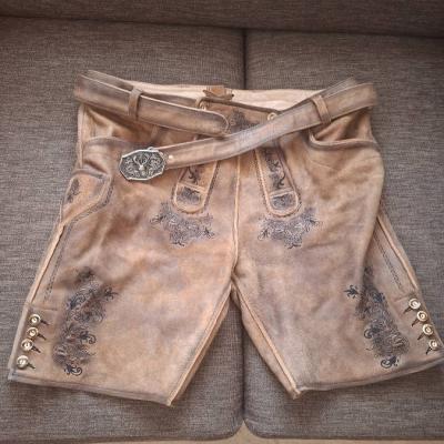 Herren Lederhose Gr. 58 inkl. Gürtel – wie neu, nur 1× getragen - thumb