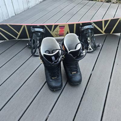 Snowboard mit Bindung und Schuhe Burton - thumb