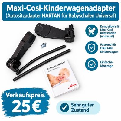 Maxi-Cosi-Kinderwagenadapter (Autositzadapter HARTAN) - thumb