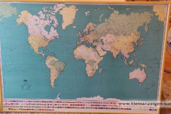 Weltkarte für 10€