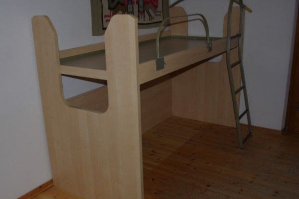 Hochbett 90 x 190 furniert