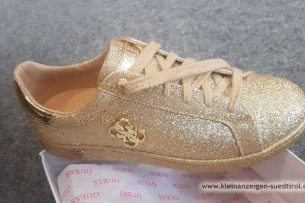 Schuhe Gold