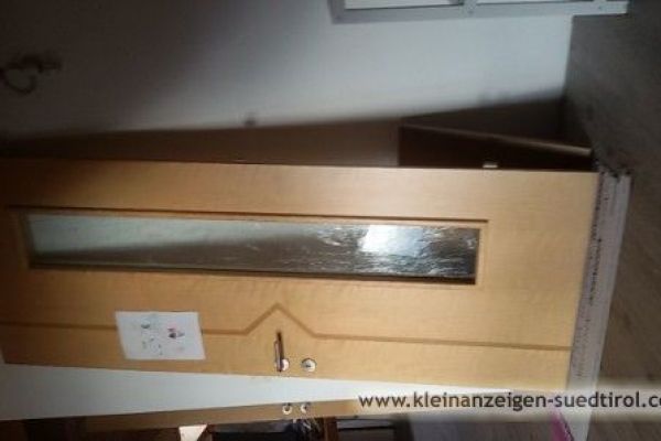 Schöne Holztür u. Blindstock für Innenraum