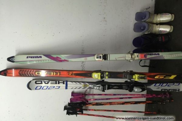 Ski 1x Damenski 2 x Herrenski