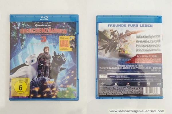 Drachenzähmen leicht gemacht 3 - Blu Ray DVD - 12€