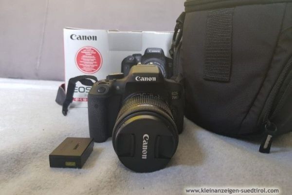 DSLR Canon EOS750D + Batterie + Case