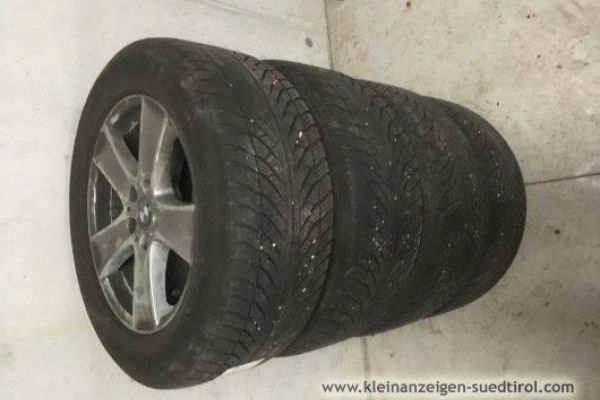 4 Winterreifen mit Alufelgen für  BMW X5