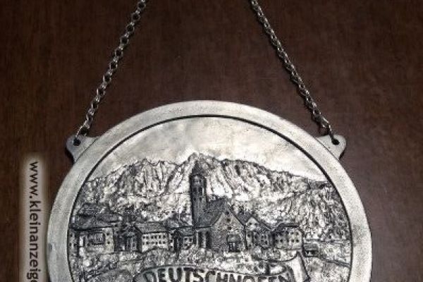 Zinn-Wandrelief von Deutschnofen
