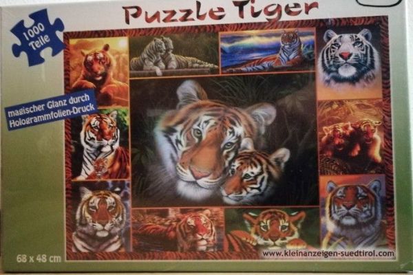 Puzzle 1000 Stück Tiger