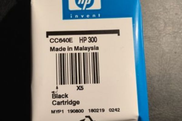 HP 300 CC460E Black Cartrige