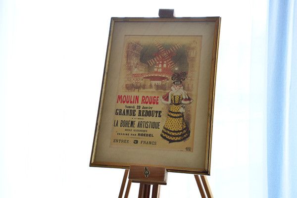 Moulin Rouge Poster mit Bildrahmen