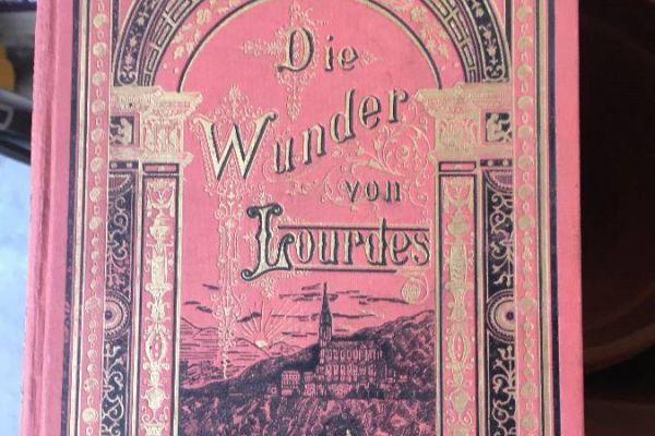 Die Wunder von Lourdes - antikes Buch 1887