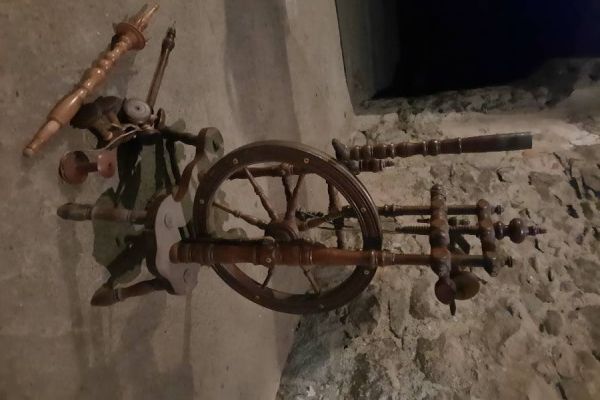 Altes Spinnrad