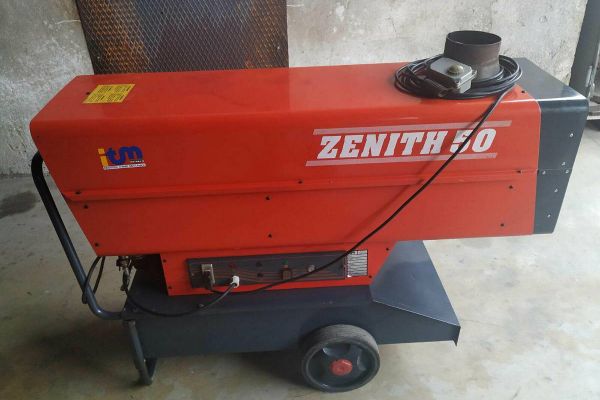 Heizkanone 60KW mit Kamin | Heizofen | Heißluftgenerator | Zeltheizung