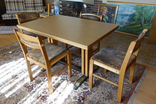 4 Stühle Holzstühle Esszimmerstuhl