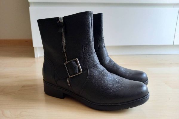 Clarks Leder Stiefeletten "Merrian Lynn", Größe 40 NEU und UNGETRAGEN