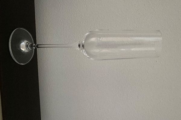 Sektflöten aus Glas