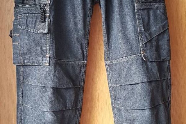 Schwarze DUNDERDON  Arbeitsjeans Gr.52
