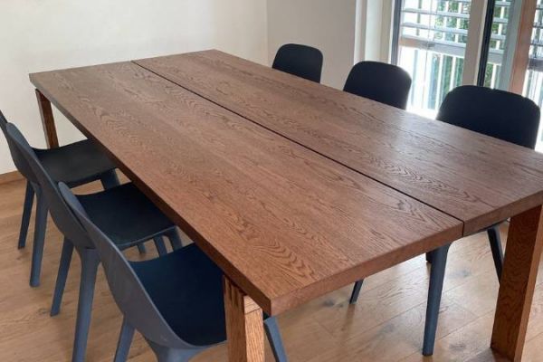 MÖRBYLÅNGA - Tisch und 6 Stühle 220x100 cm