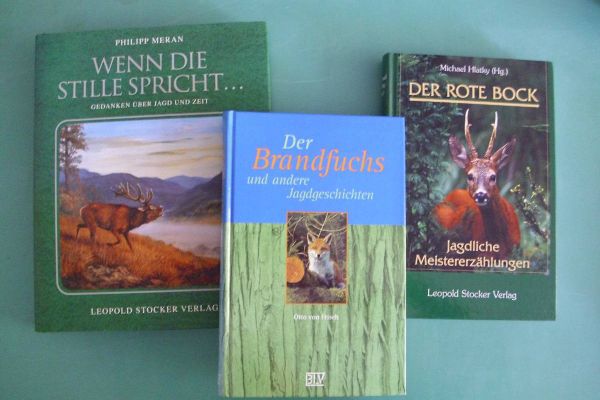 3 Bücher über Jagdgeschichten zu verkaufen