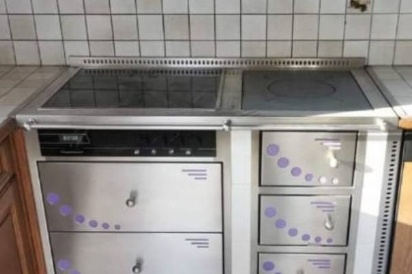 Holzherd (Pertinger) ohne Elektroplatte L117xH85xT60
