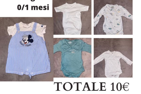Kinderbekleidung 0/1 monate 10€