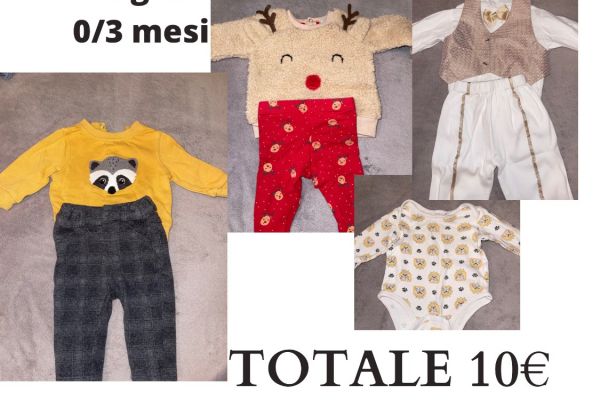 Kinderbekleidung 0/3 monate 10€