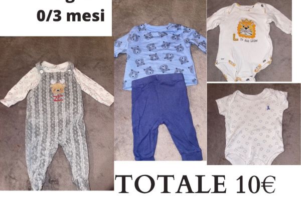Kinderbekleidung 0/3 monate 10€