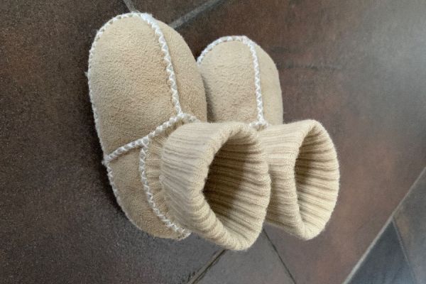 Lammfell Babypatschen