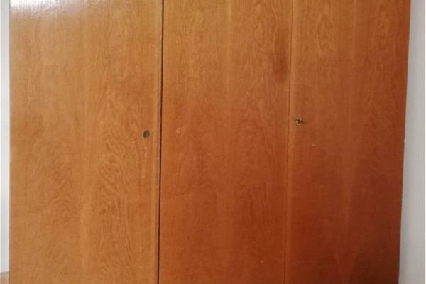 Kleiderschrank, 3-türig, Vollholz