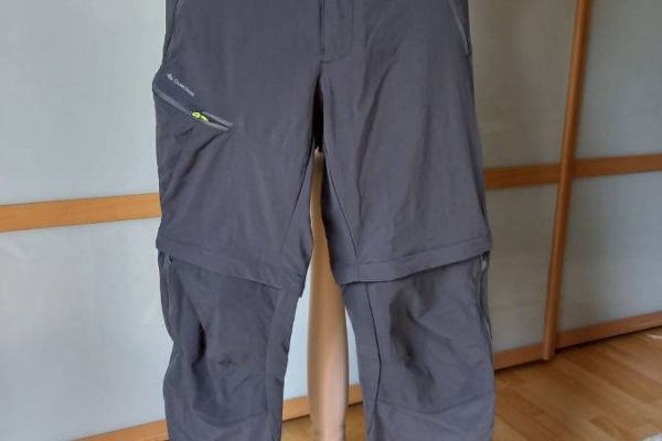 Wander-Zip-Hose 'E-dry' Gr. S  grau - WIE NEU