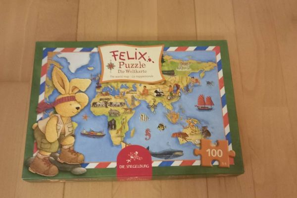 Puzzle von Weltkarte