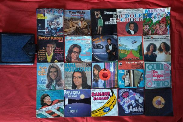 Schallplatten für Jukebox und Plattenspieler