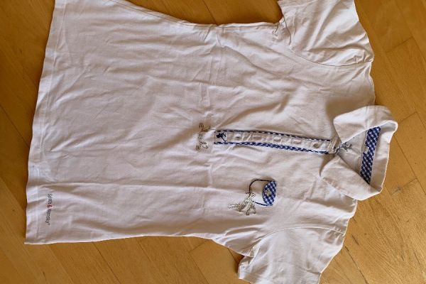 Weißes Trachten-Shirt