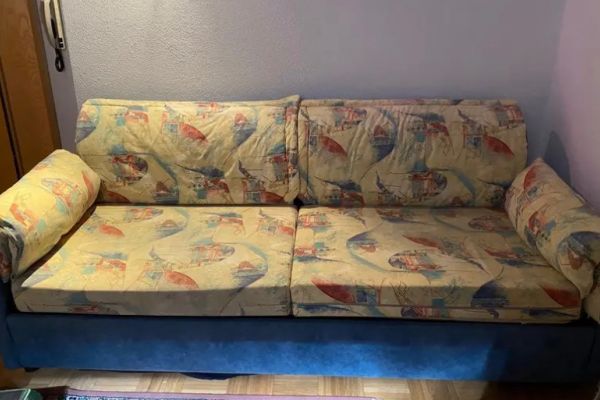 Sofa mit Bettfunktion zu verkaufen