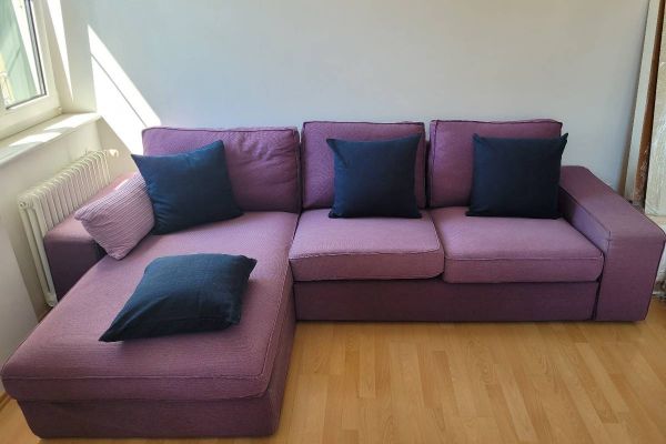 WOHNZIMMERMÖBEL - Sofa - Sofa Doppelbett - Esstisch - Sitz Bank