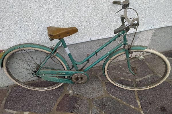 Oldtimerfahrrad in Originalzustand