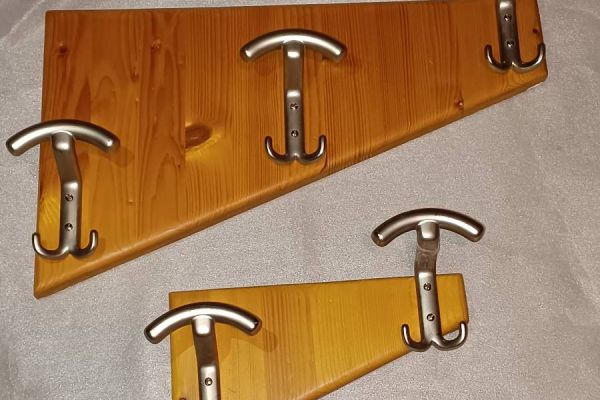 Holzgarderobe 2 Stück- Vollholz