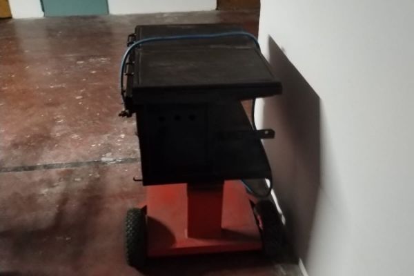 Grill Gas und Holz