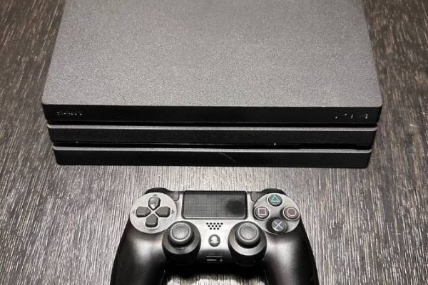 PS4 pro (500GB) + controller