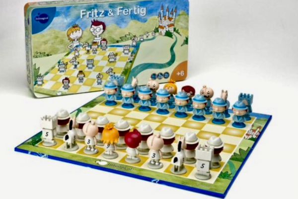 Schachspiel Fritz & Fertig - Edition in edler Metalldose, ab 6 Jahre