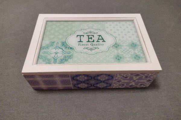 Teebox mit 6 Fächer