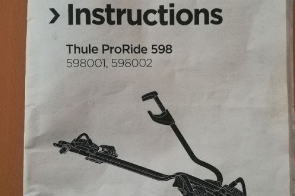 Fahrradträger Thule ProRide 598