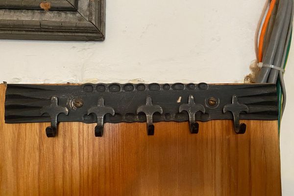 Kleine Schmiedeeiserne Garderobe
