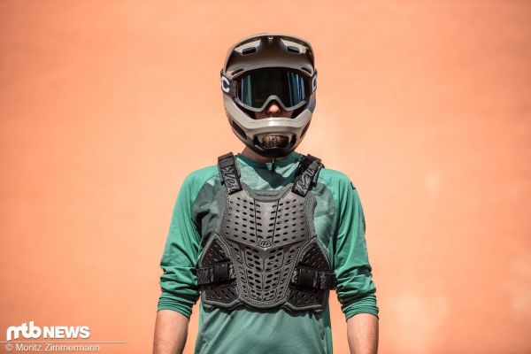 Brustpanzer mit Rückenprotektor für MTB Downhill/Enduro und Motocross